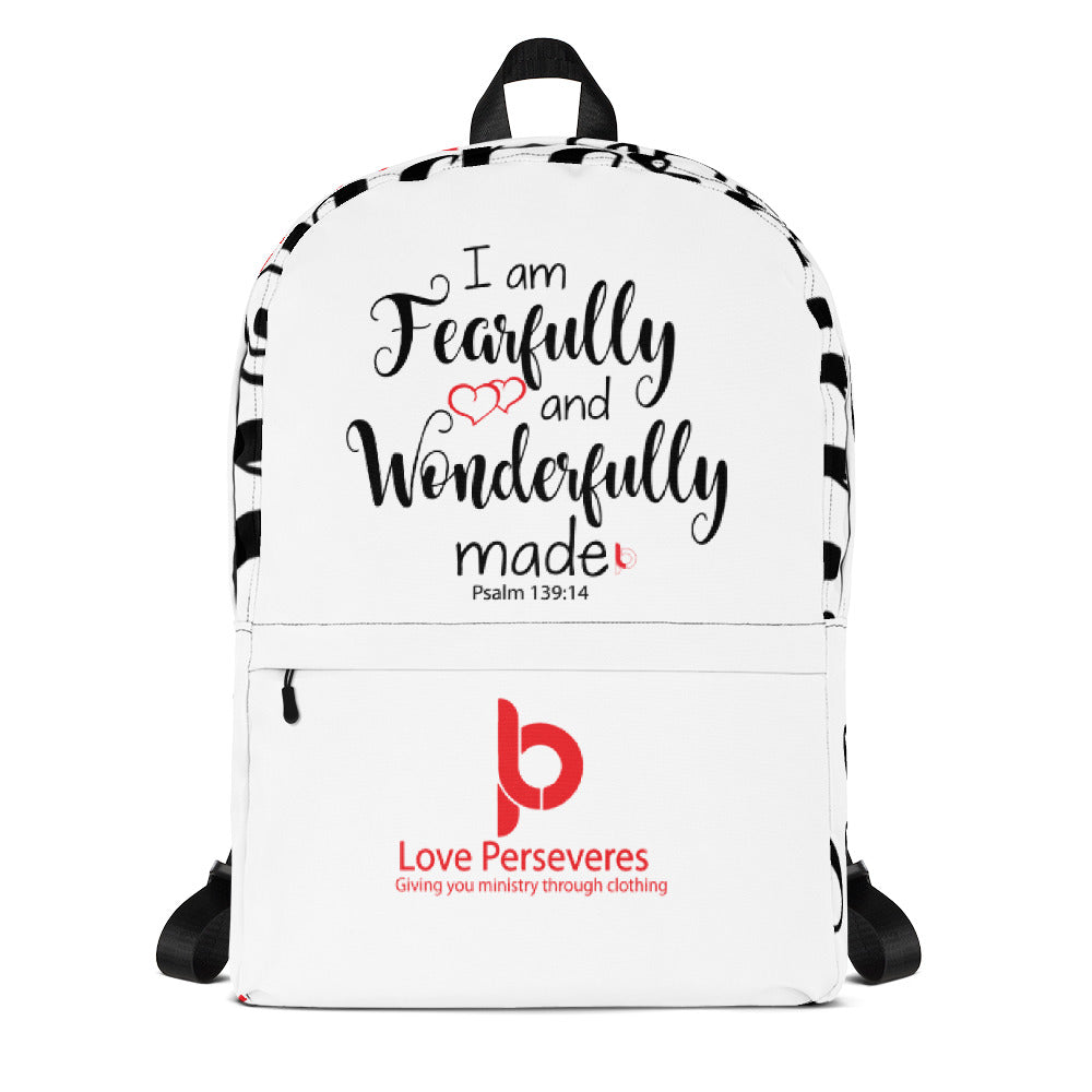 Fearfully And Wonderfully Made Backpack