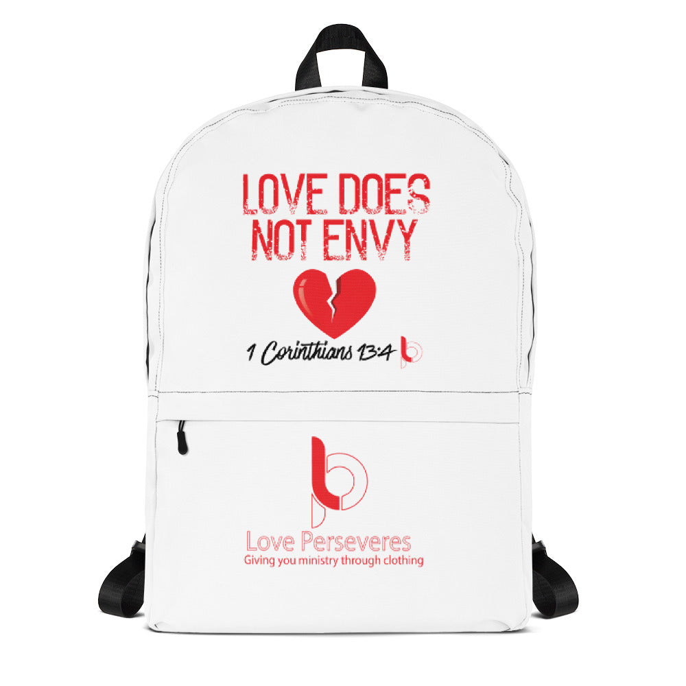 Love Does Not Envy Backpack