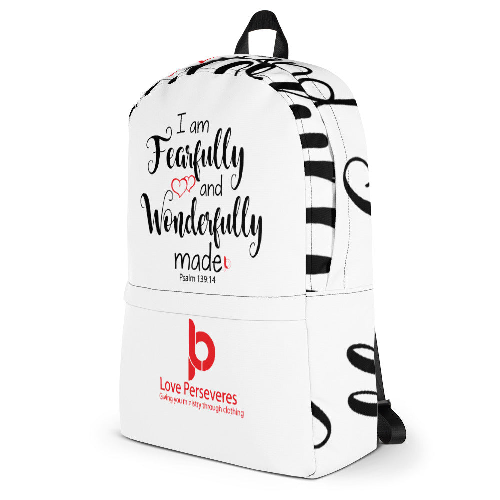 Fearfully And Wonderfully Made Backpack